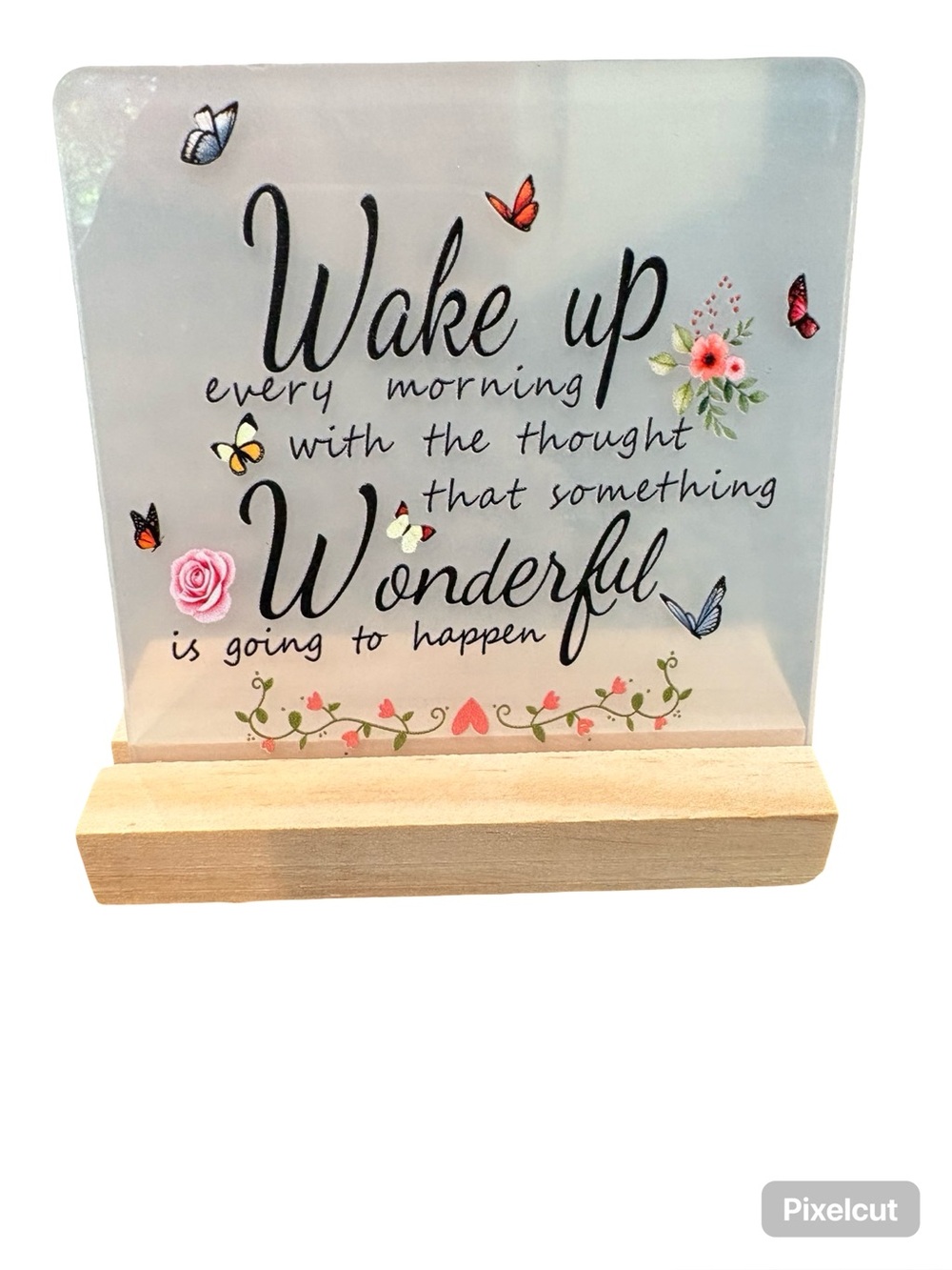 Wake up Wonderful inspo tile